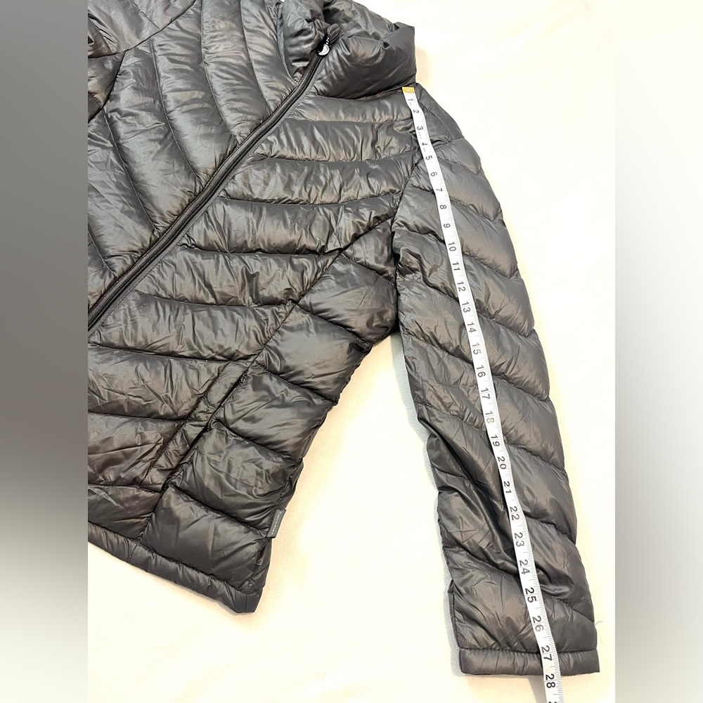 Calvin Klein Women's Charcoal Gray Packable Lightweight Down Puffer Jacket L - Picture 9 of 15